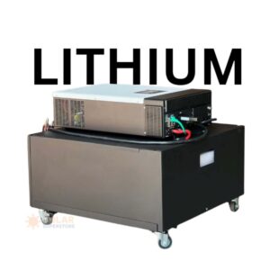 5000W Luxpower Solar Ready Hybrid Inverter Trolley 5.12 KWh Ecco Lithium Battery+Wifi