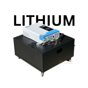 Ecco 5500VA / 5500W Solar Ready Hybrid Inverter Trolley 5.12 KWh Lithium Battery